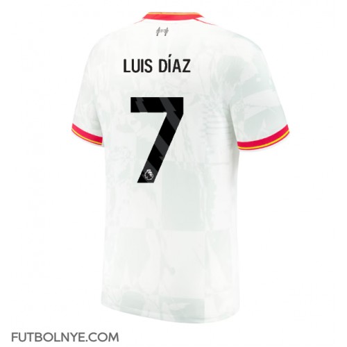 Camiseta Liverpool Luis Diaz #7 Tercera Equipación 2024-25 manga corta